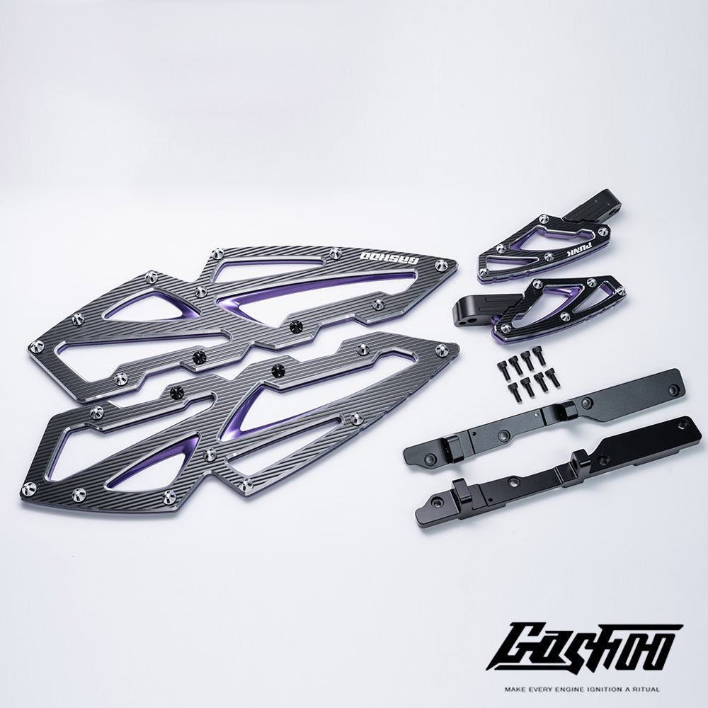 GASHOO IRON HOOF - CNC Footpegs for Cruiser Motorcycles