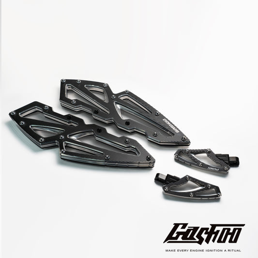 GASHOO IRON HOOF - CNC Footpegs for Cruiser Motorcycles