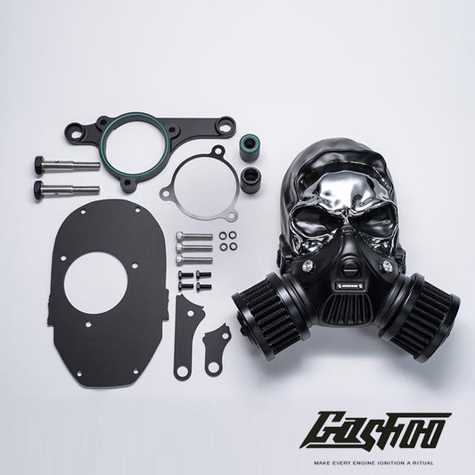 GASHOO SKULL - High-Flow Air Filter for V-Twin Motorcycles