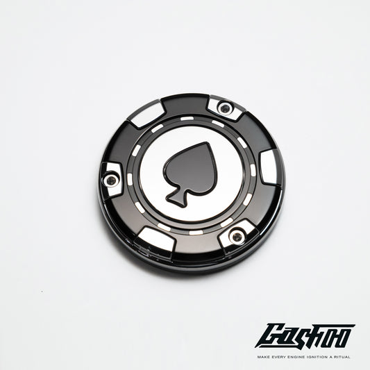 GASHOO ACE OF SPADES - Engine Timing Cover for V-Twin Engines