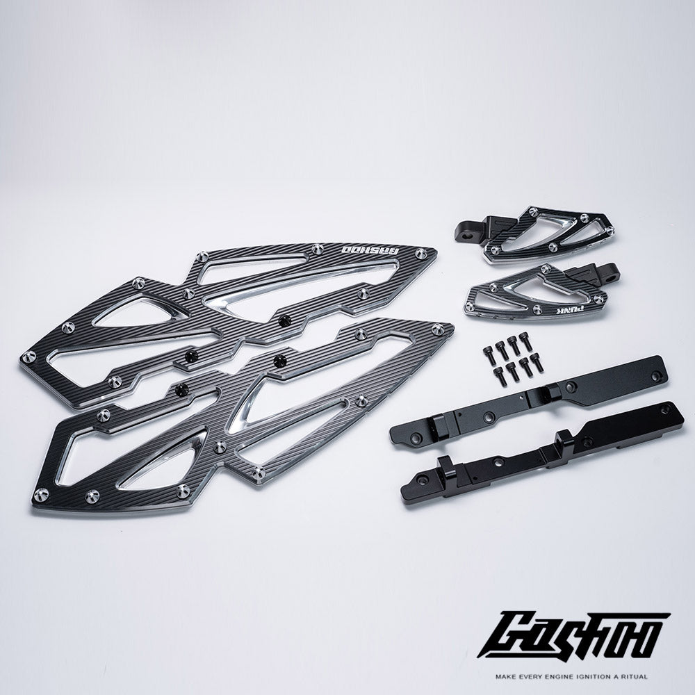 GASHOO IRON HOOF - CNC Footpegs for Cruiser Motorcycles