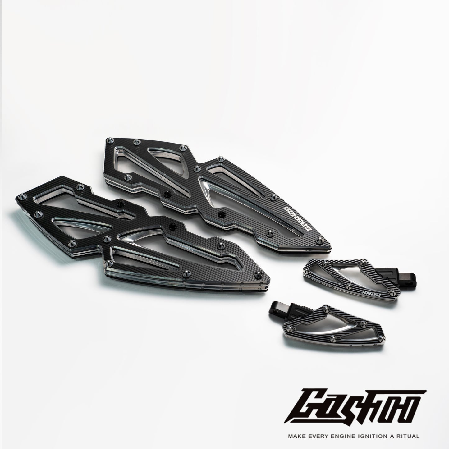 GASHOO IRON HOOF - CNC Footpegs for Cruiser Motorcycles