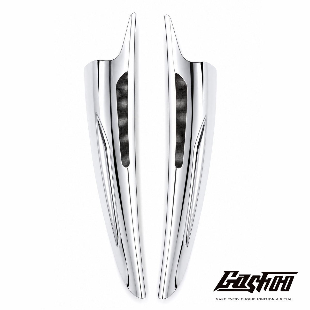 Pre-Order｜GASHOO Heavy-Duty Fork Spoiler Covers for 2018–2026 Fat Boy