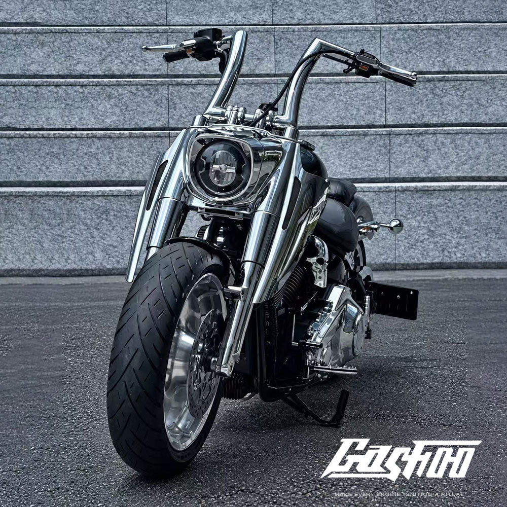 Pre-Order｜GASHOO Heavy-Duty Fork Spoiler Covers for 2018–2026 Fat Boy