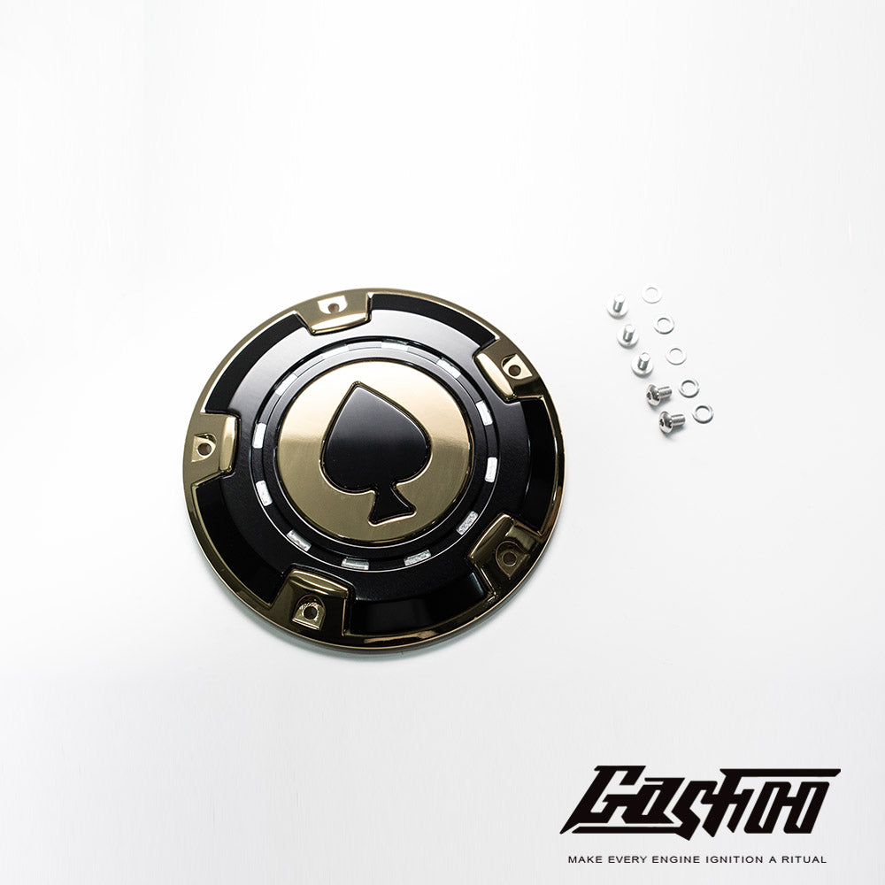 GASHOO ACE OF SPADES – Clutch Cover for V-Twin Engines