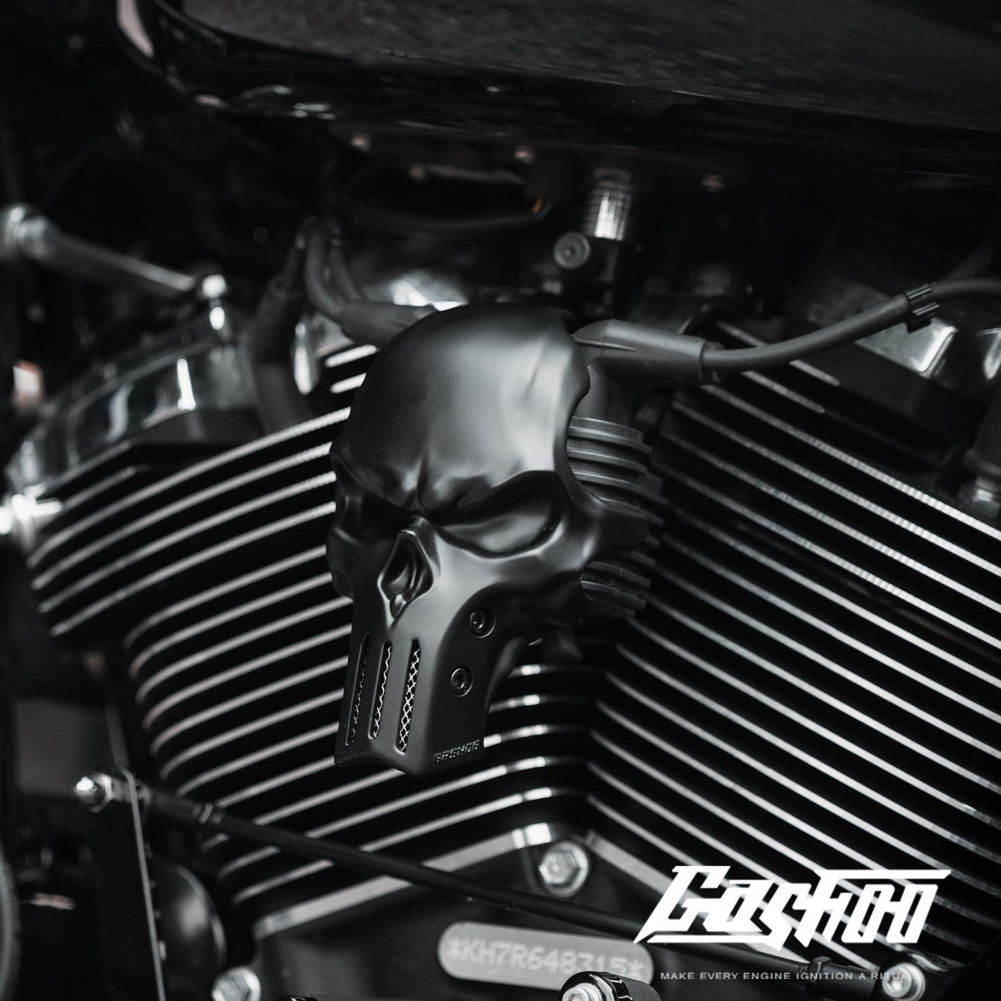 GASHOO IGNITION SHROUD - CNC Coil Cover for Custom Motorcycles
