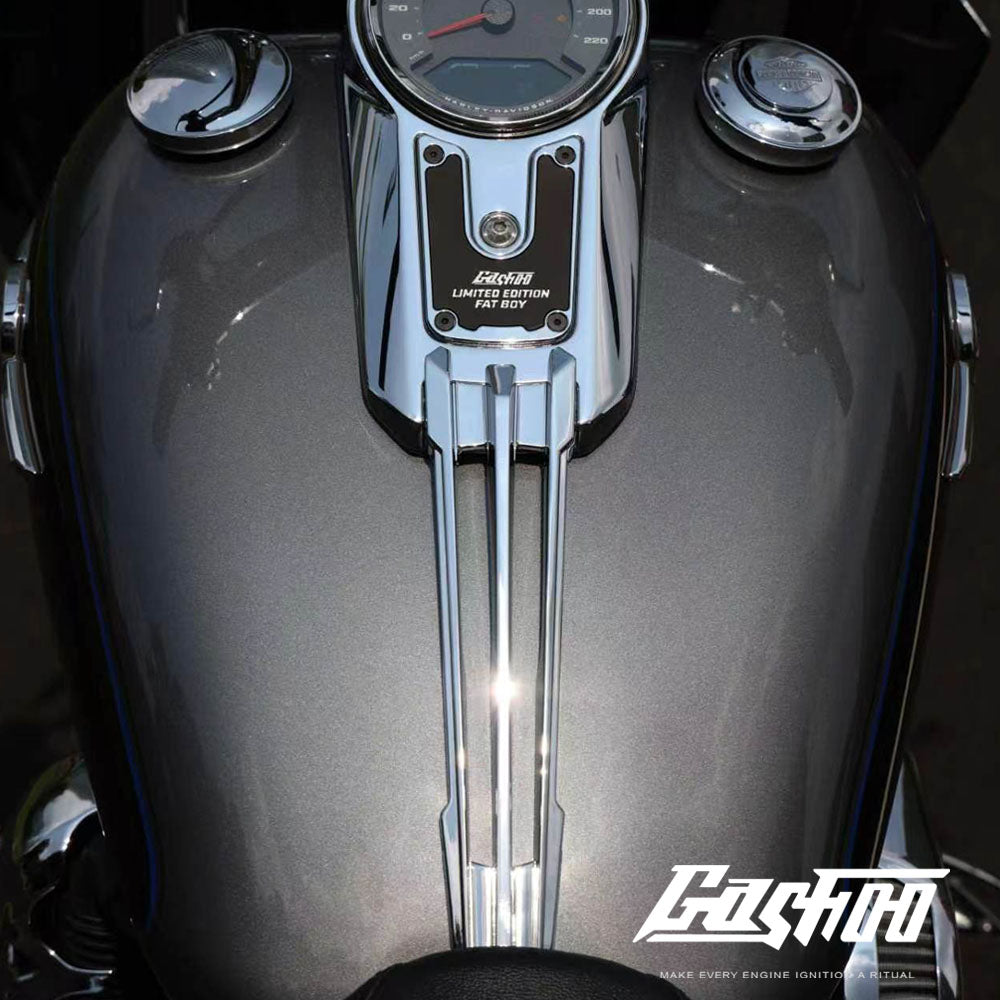 GASHOO Metal Console Tank Bib Strap for M8 Fat Boy