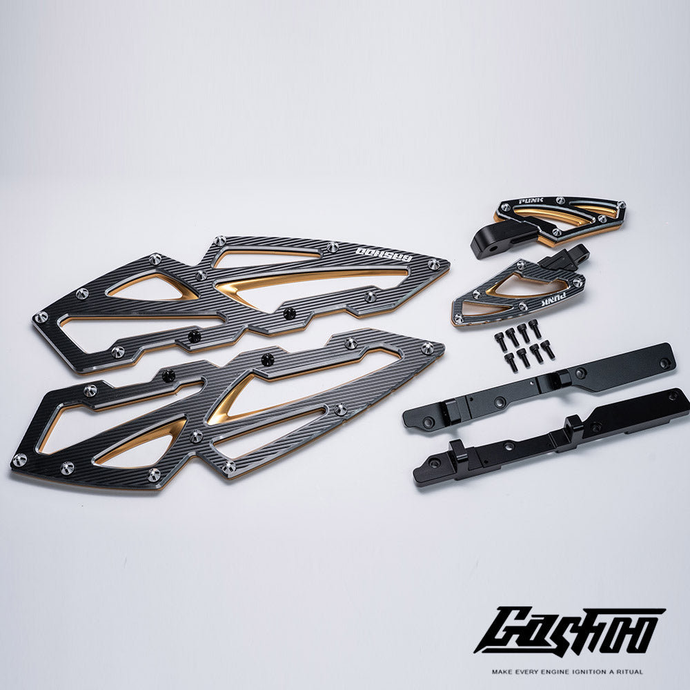 GASHOO IRON HOOF - CNC Footpegs for Cruiser Motorcycles