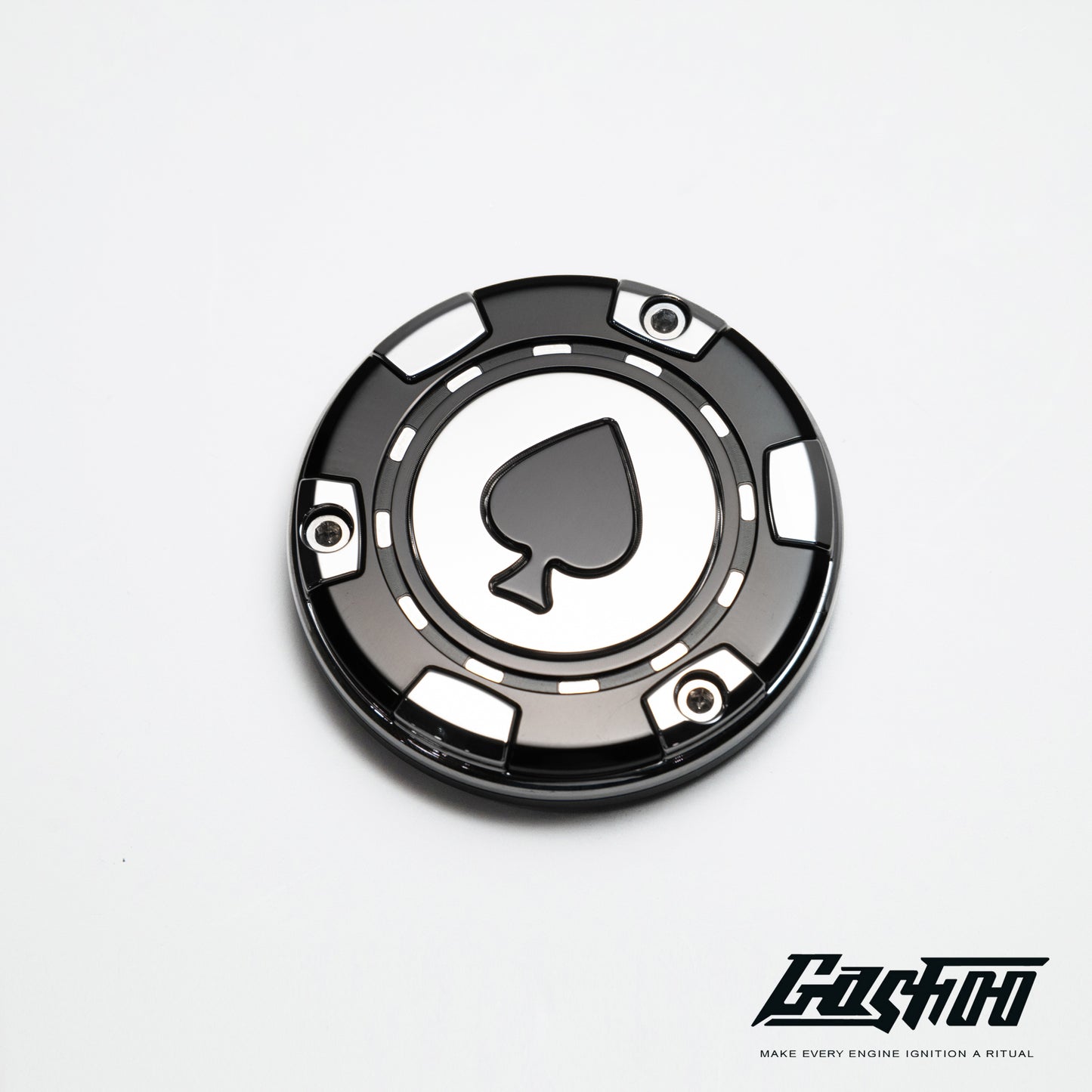 GASHOO ACE OF SPADES - Engine Timing Cover for V-Twin Engines